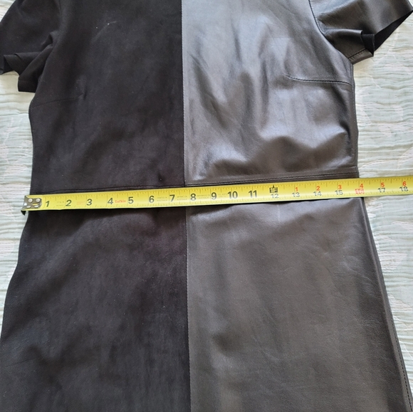 Leather suede dress Size S - Picture 7 of 8